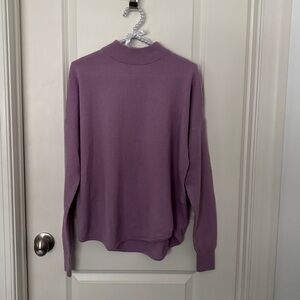 Madewell lavender sz M Mock Neck Sweater